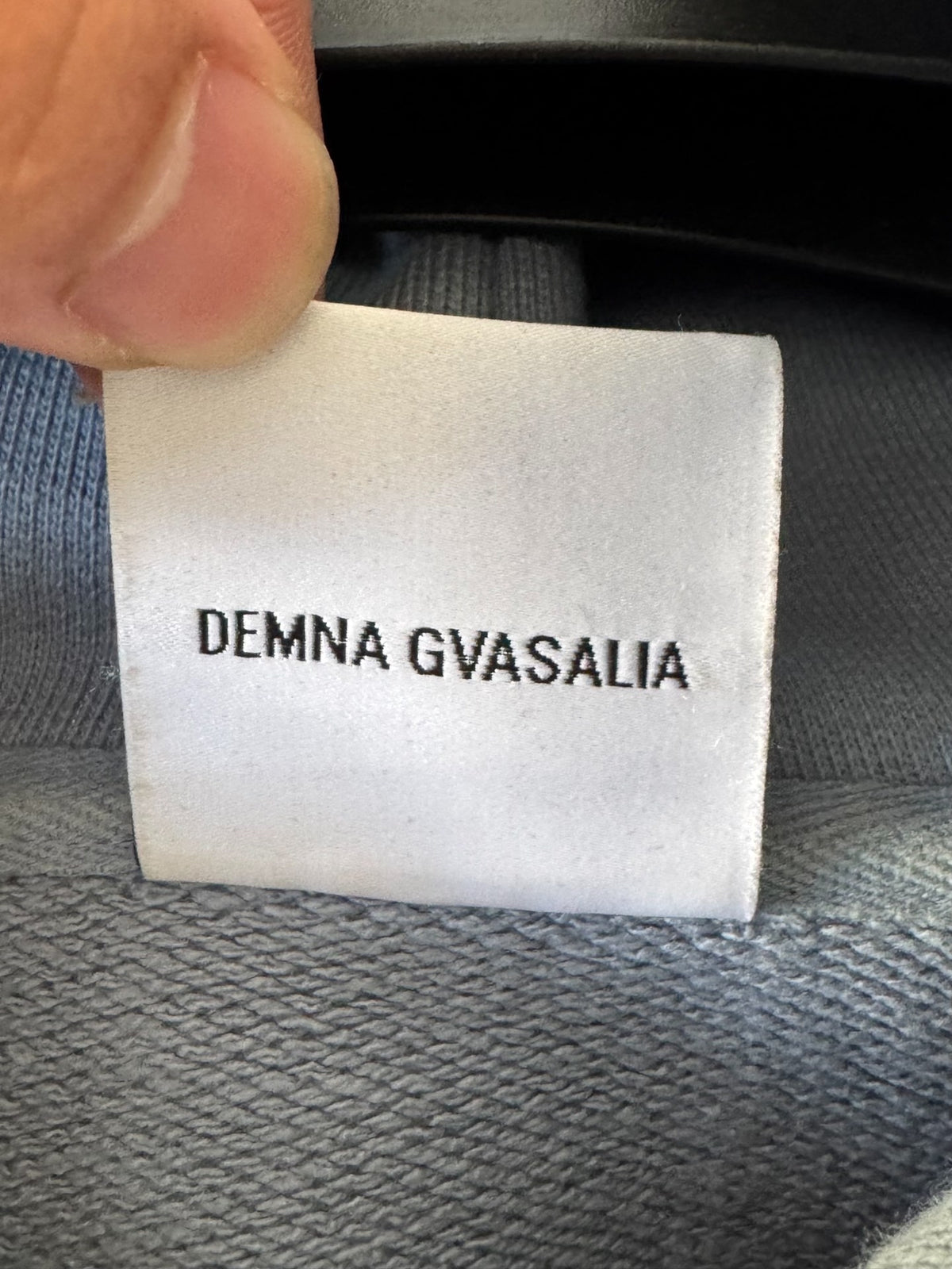 Vetements Blue Unicorn Hoodie