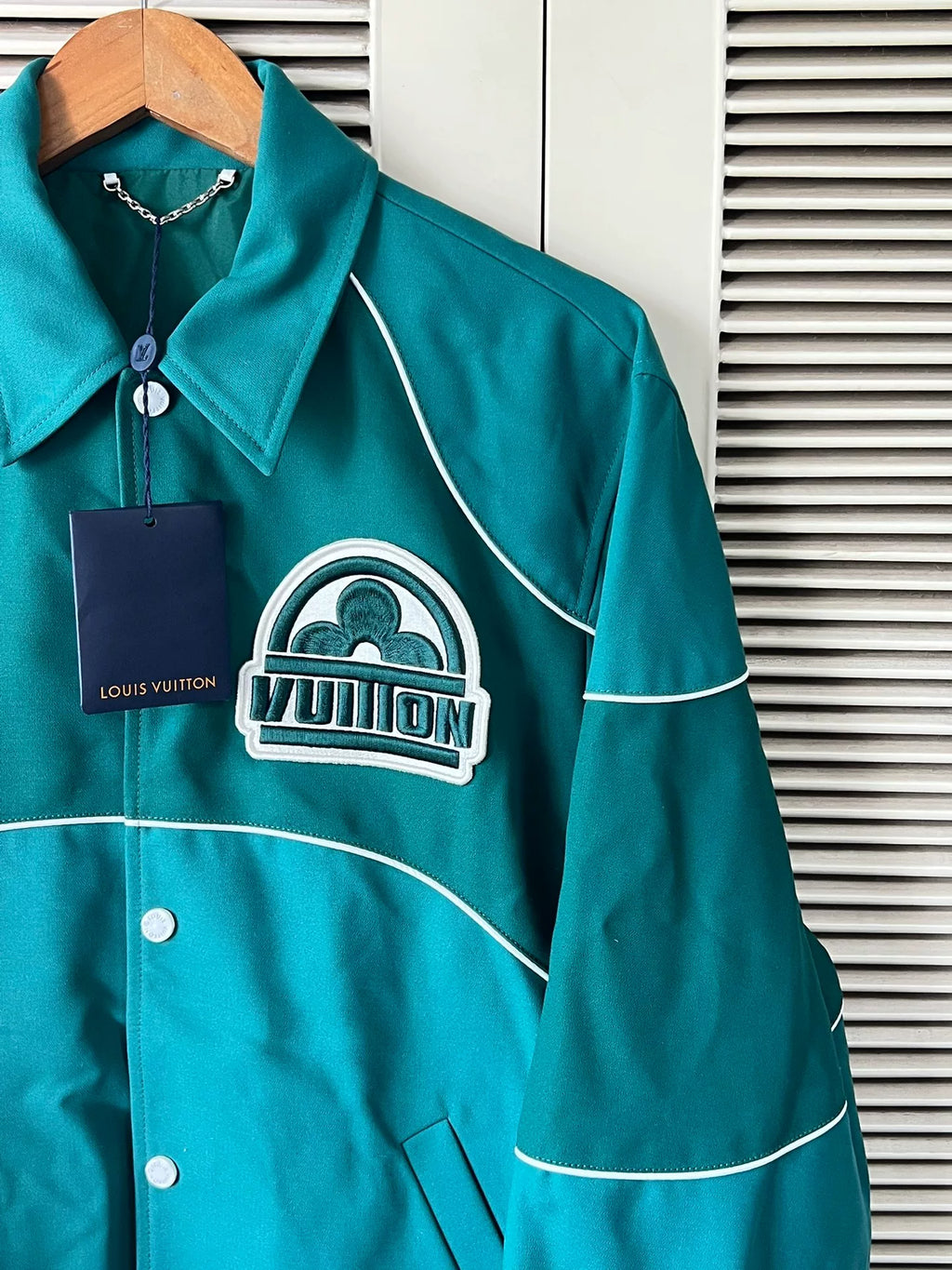 Louis Vuitton Three-Flower Logo Panel Jacket