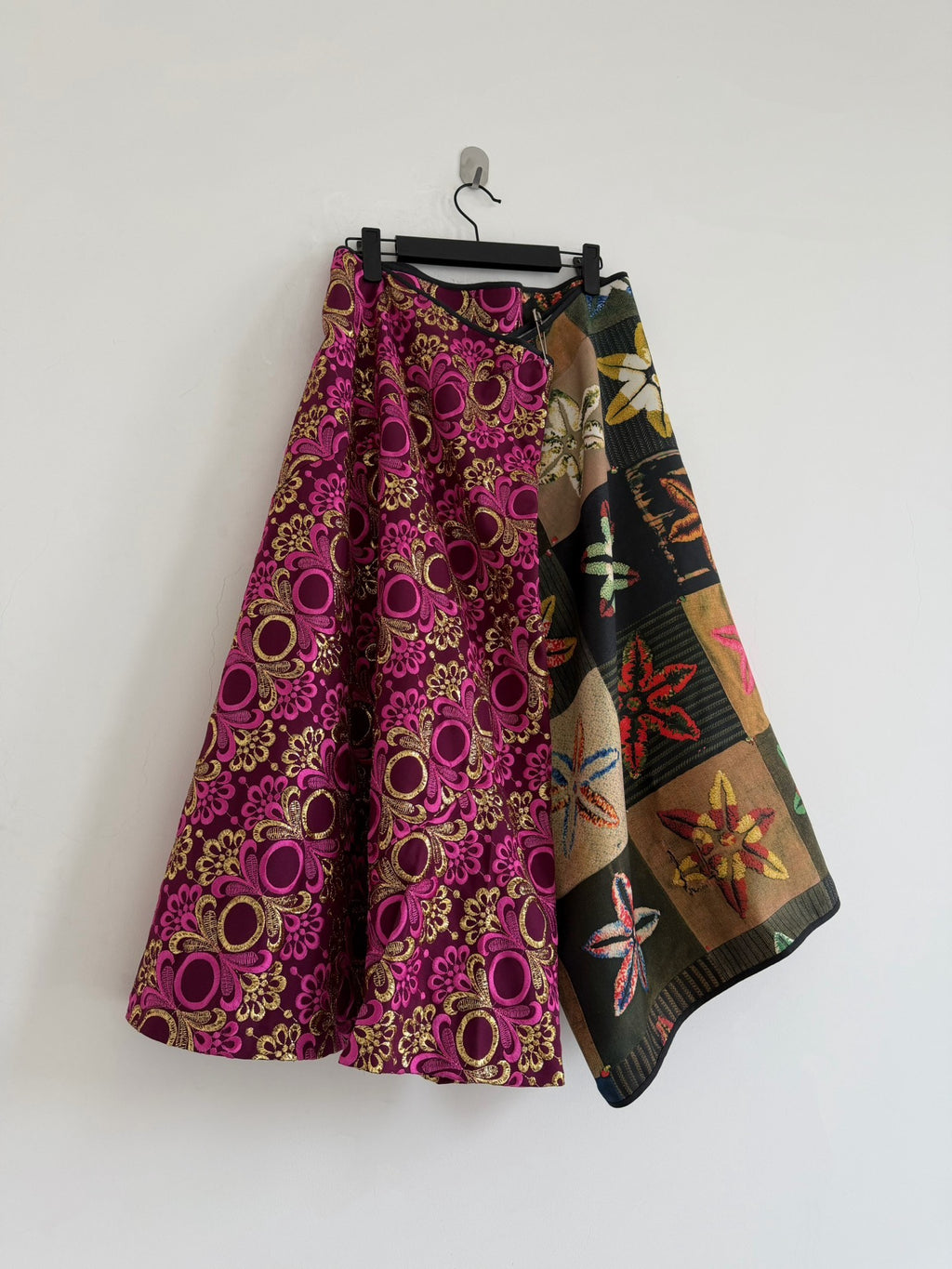 Comme Des Garcons Rei Kawakubo 1999 runway patchwork apron-style skirt