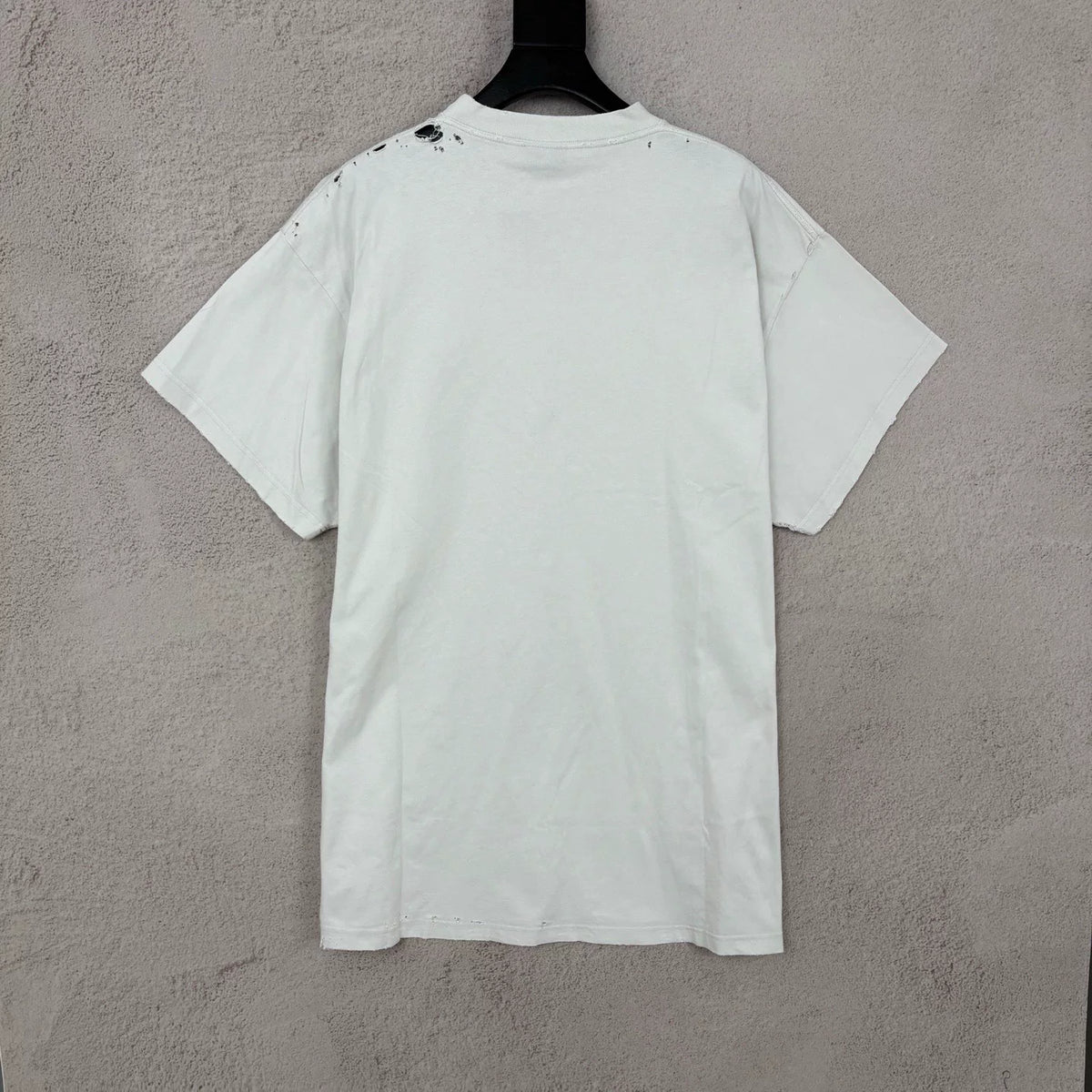 Balenciaga SS24 Ripped Logo Foam Letter Print Short Sleeve T-Shirt