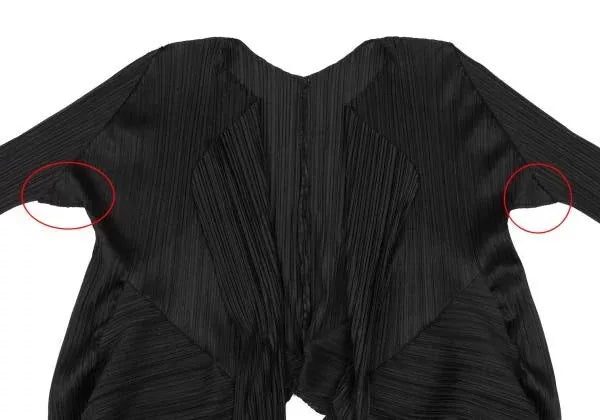 Issey Miyake Vintage Black Lace Pleated Top