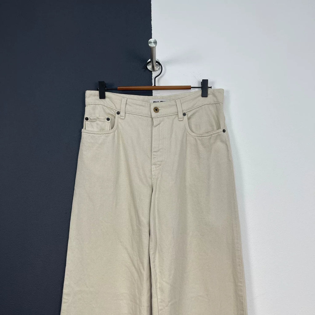 Miu Miu pocket logo jeans