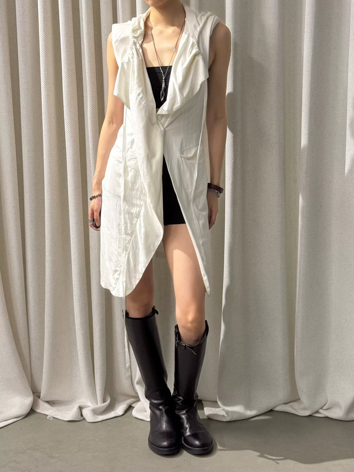 Ann Demeulemeester｜Layered Long Vest