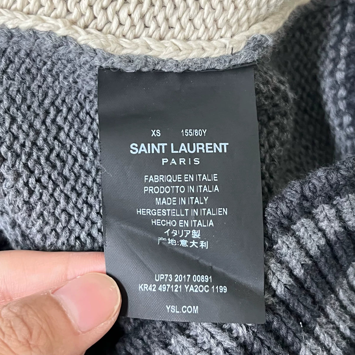 Saint Laurent Wool Cardigan