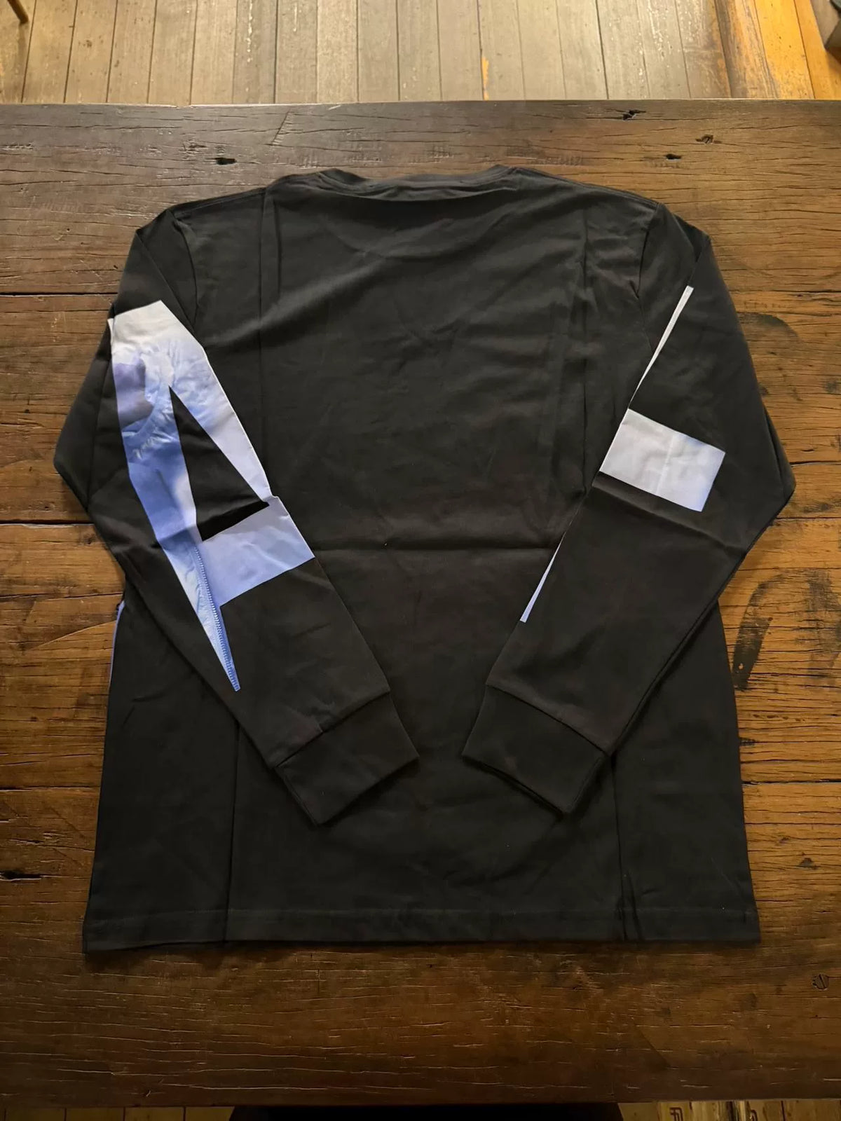 HBA Hood By Air FW15 Black Seven Wonders Long Sleeve Cotton Tee