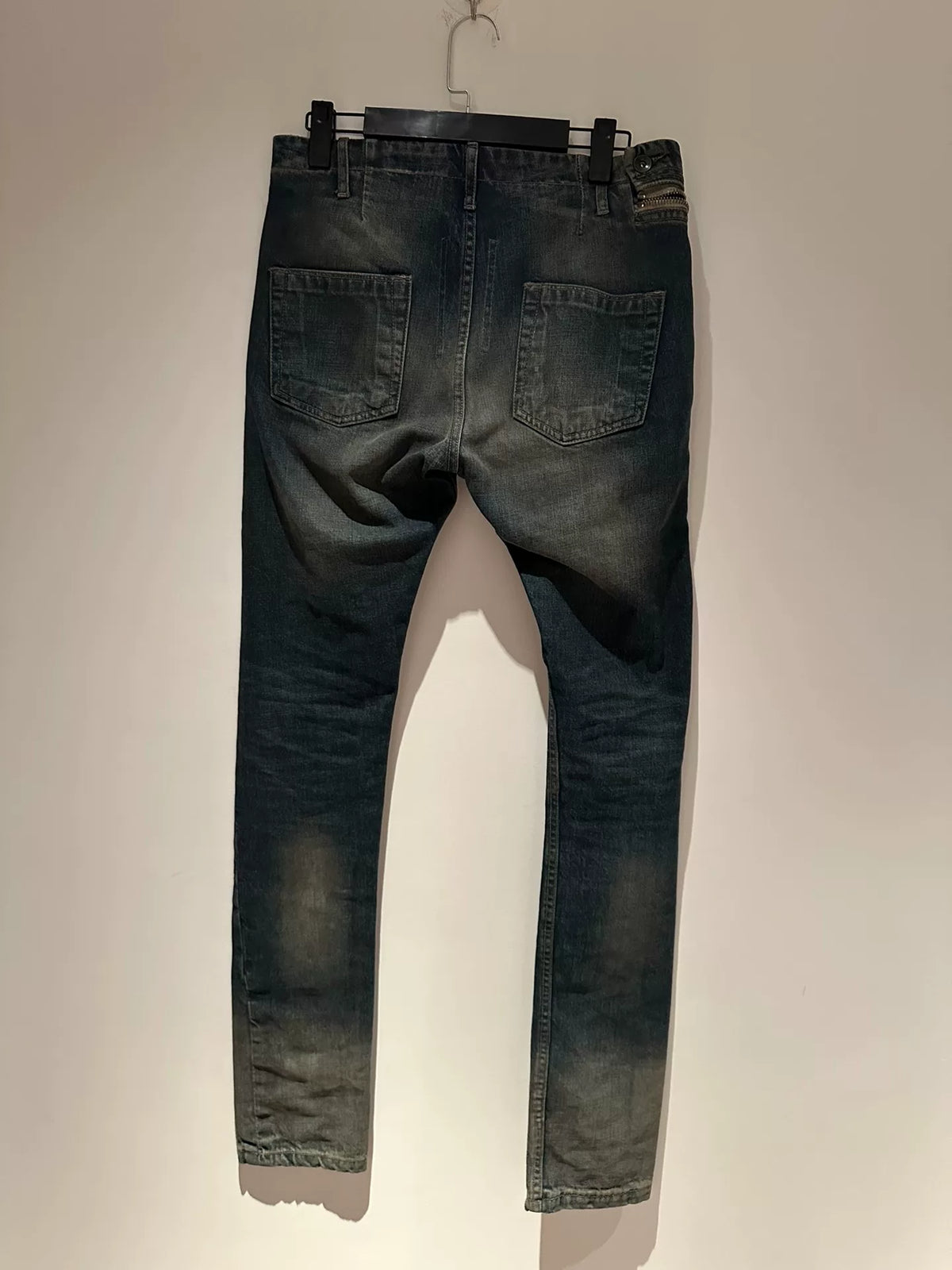 Rick Owens Air Cut blue gradient jeans