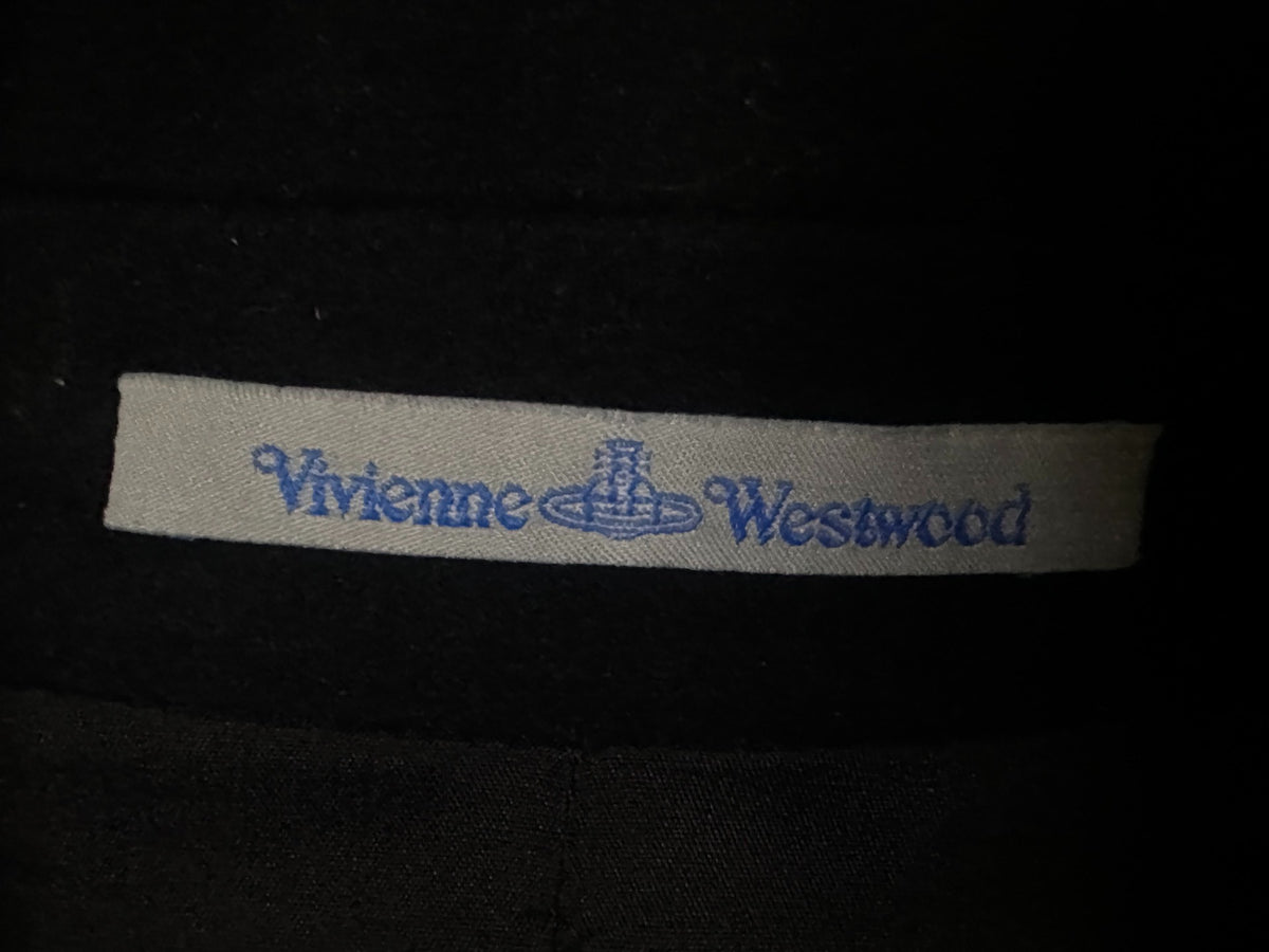 Vivienne Westwood Suede-Textured Tailored Blazer