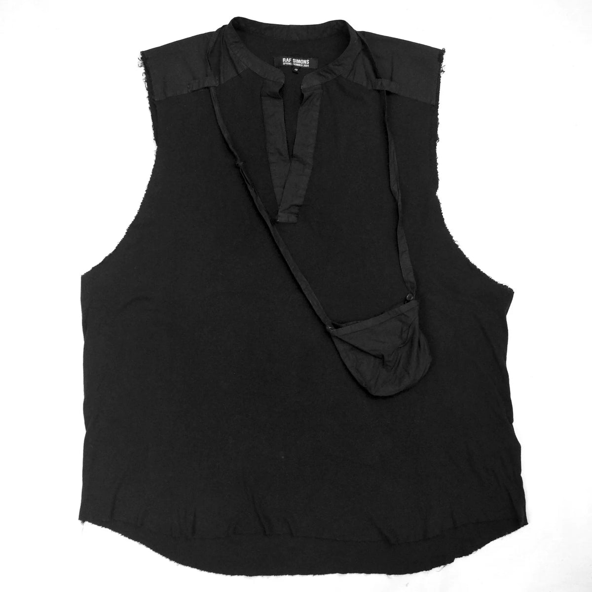 2004 Spring/Summer Raf Simons epaulet sleeveless vest