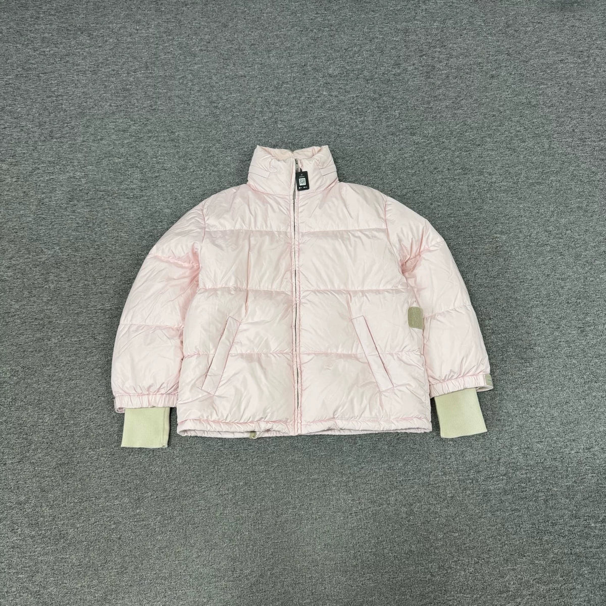 Prada Pink Stand Collar Down Jacket