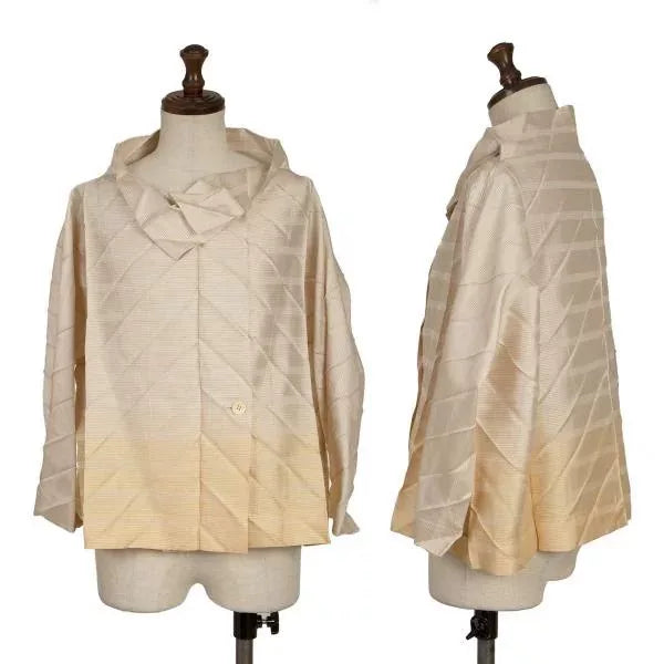 Issey Miyake Vintage Gold Gradient Line Top