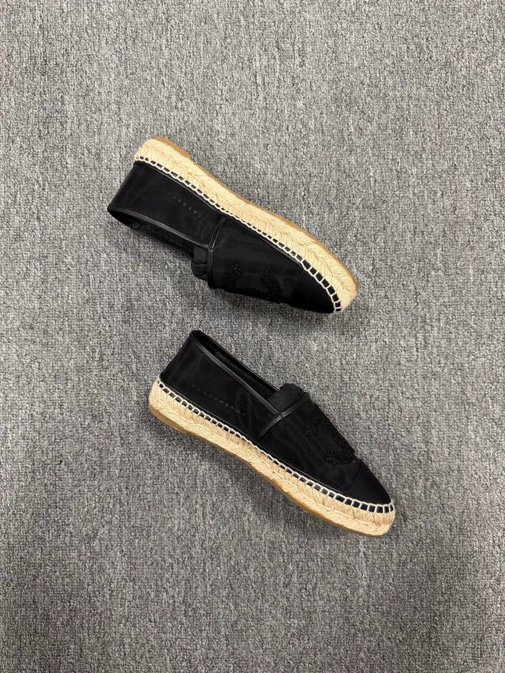 Chanel Mesh Fisherman Flats