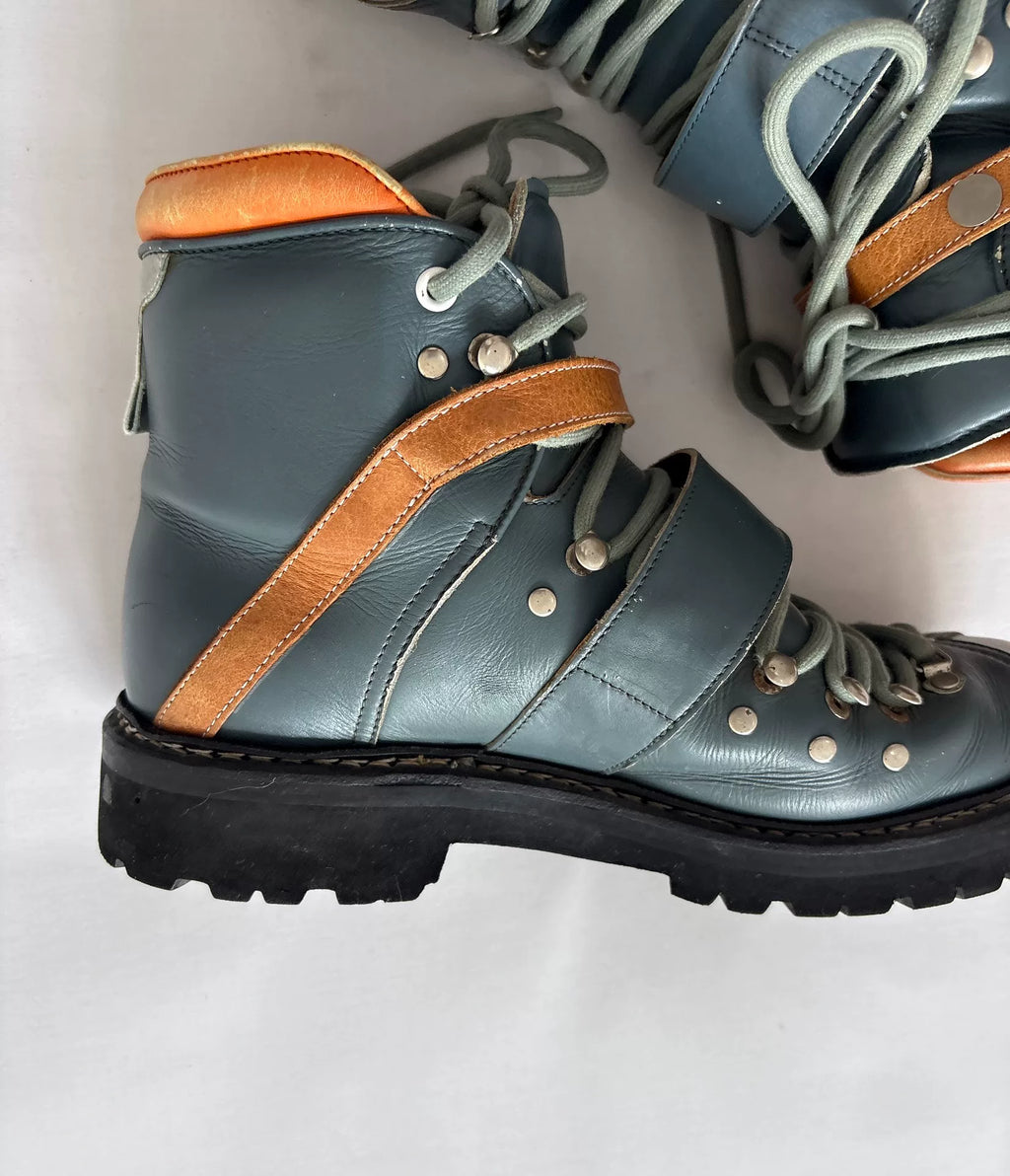 Undercover 10SS Vintage Less But Better Lace-Up Boots