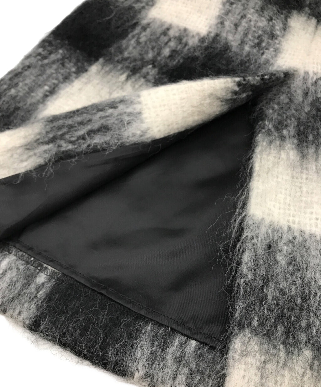 Maison Margiela Mohair Plaid Skirt