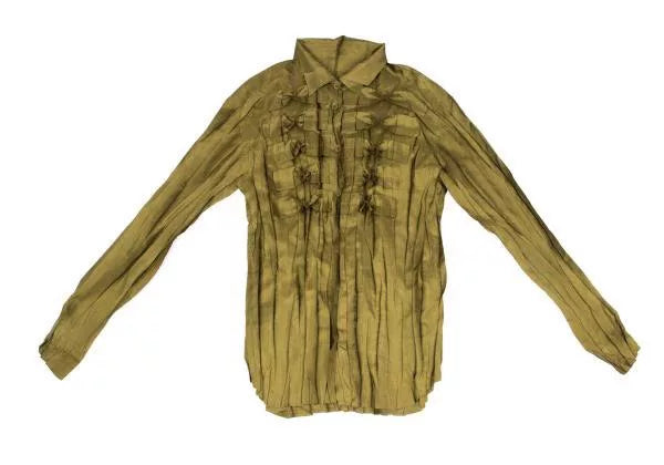 Issey Miyake Vintage Grass Green Pleated Top