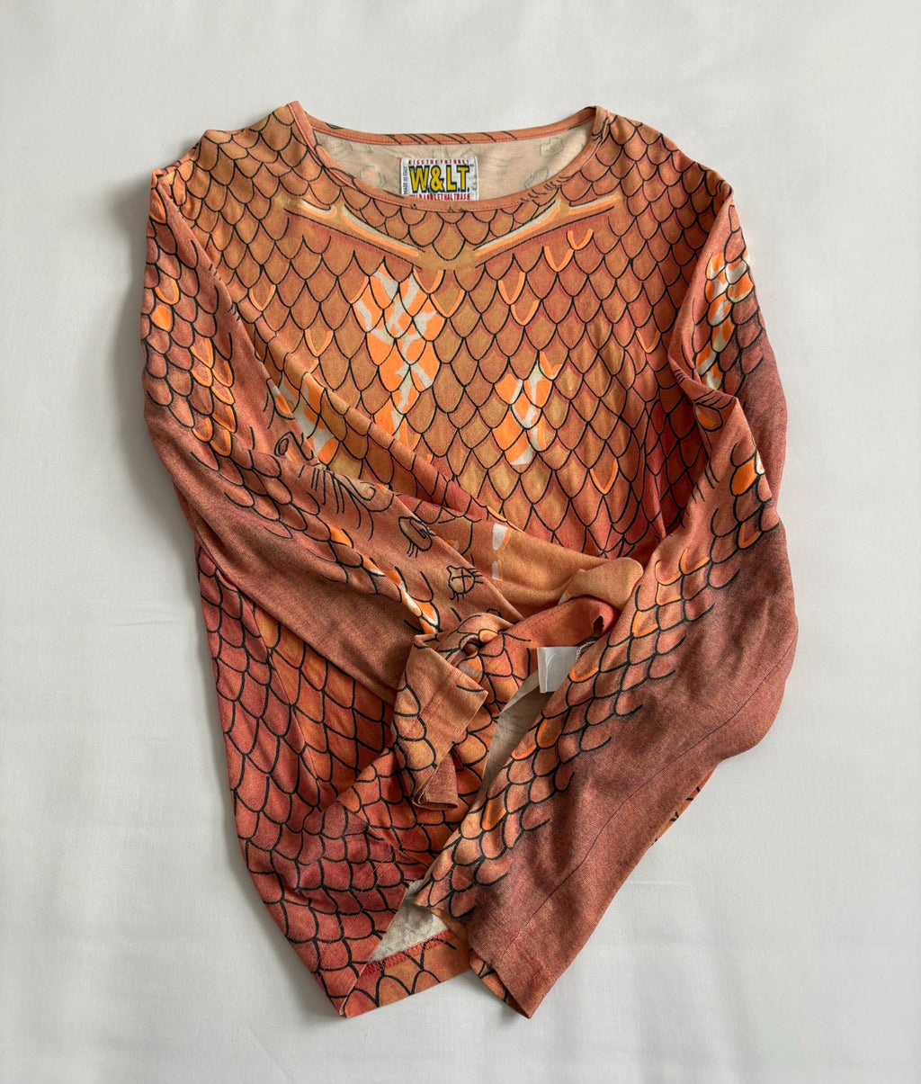 Walter van Beirendonck 1998 stylish long‑sleeve printed T‑shirt