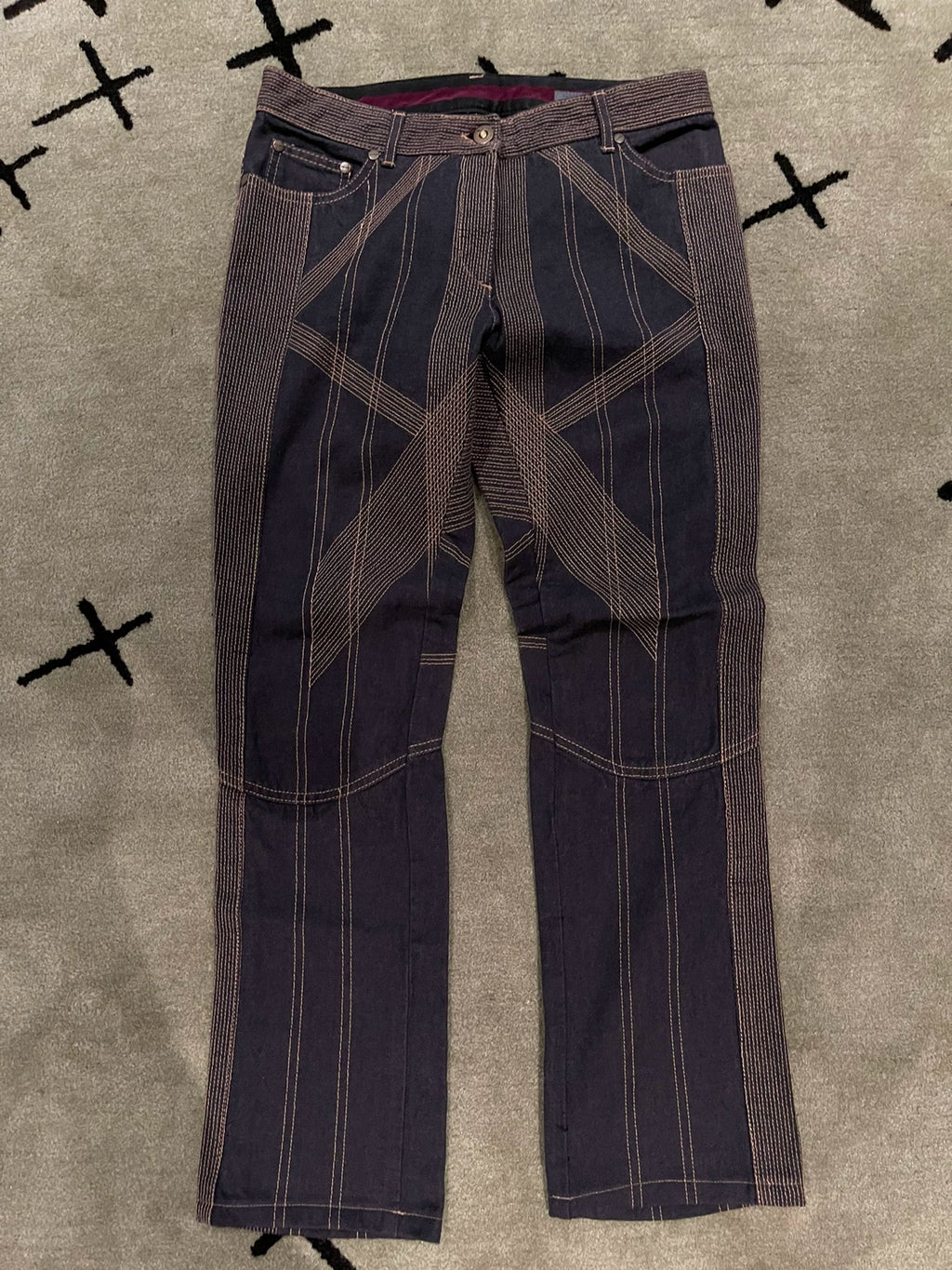 Alexander McQueen AW02 Denim Trousers