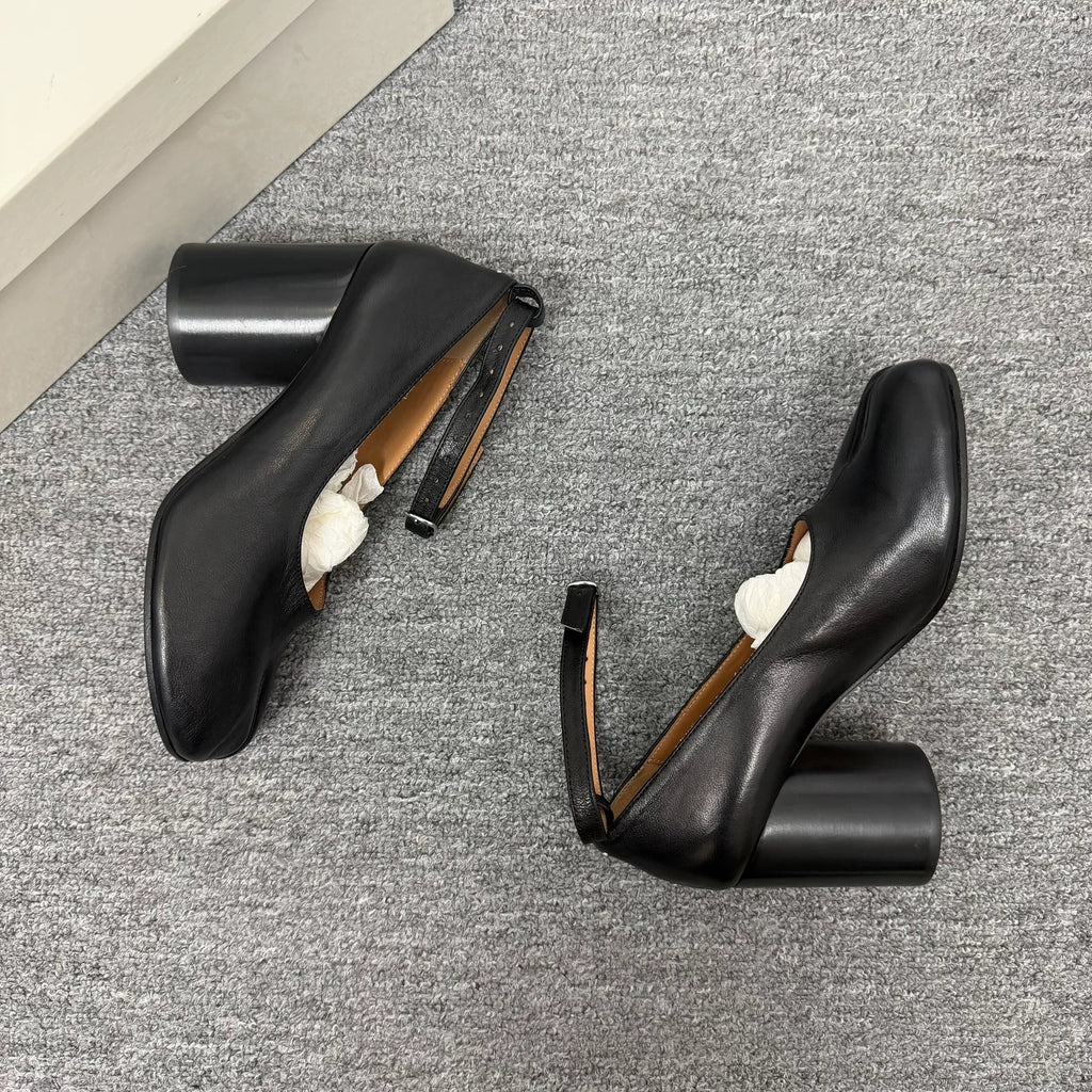 Maison Margiela Tabi Mary Jane Lambskin Shoes
