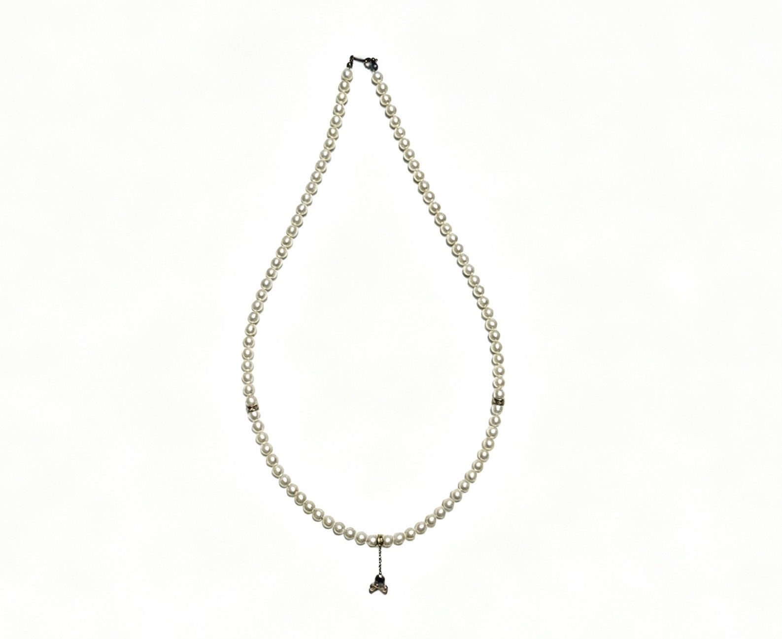 Mastermind Japan Silver Gold Skull Necklace