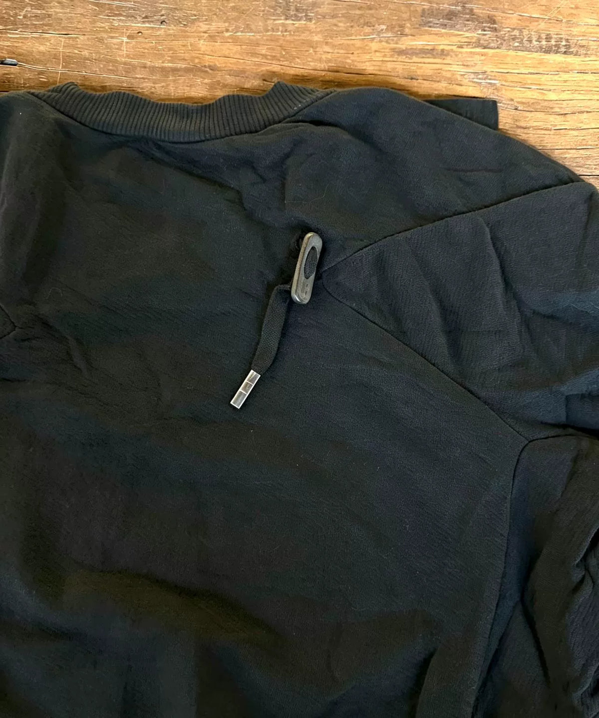 Boris Bidjan Saberi SS16 Black Pullover 1 Object Dye Cotton Sweater