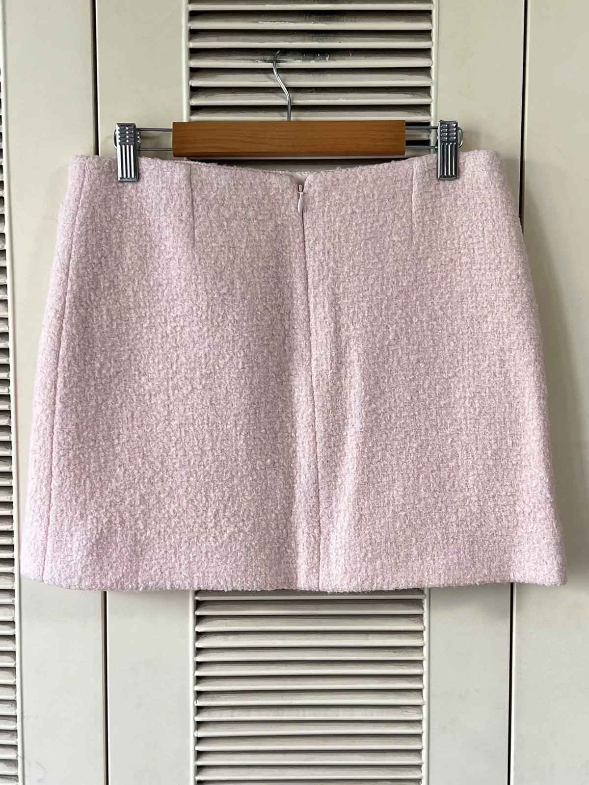 Chanel Castle Collection Pink Wool Skirt