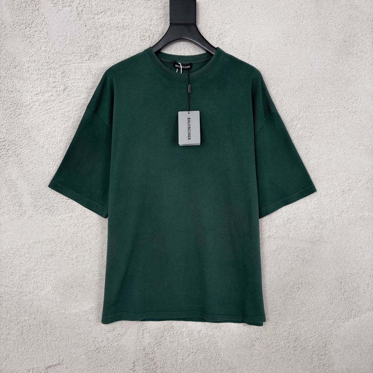 Balenciaga Lake Green Washed Short Sleeve T-Shirt