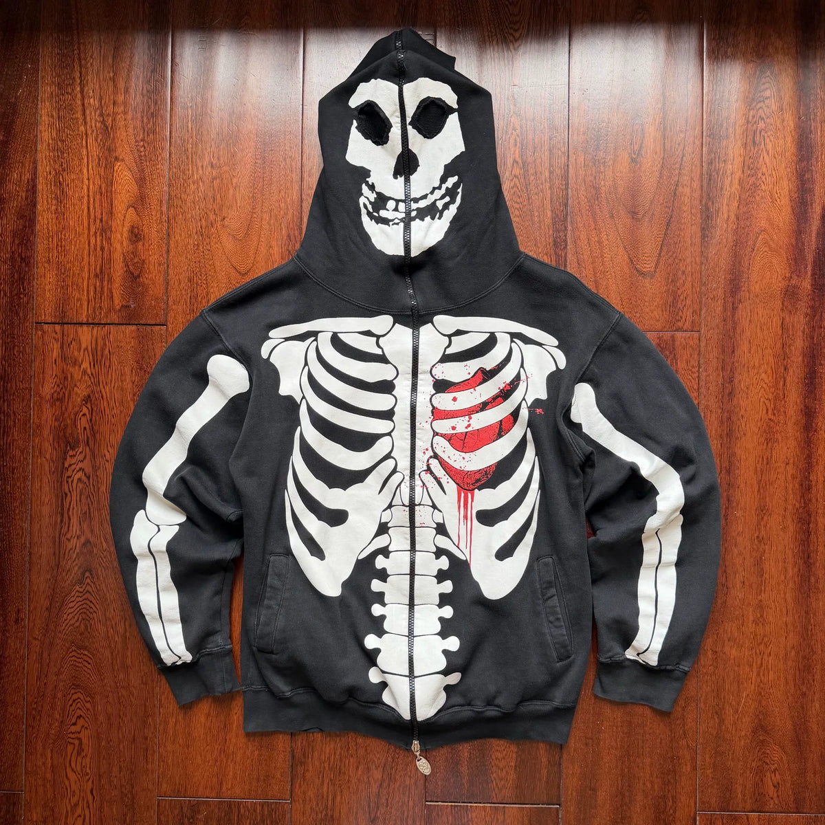 Vintage Misfits Mask Zip Hoodie 2008
