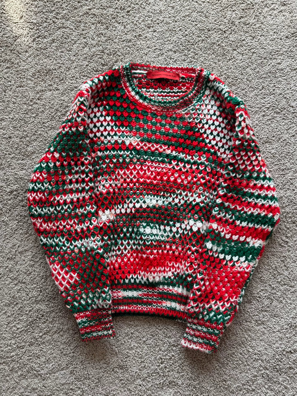 Raf Simons FW14 Sterling Ruby Knitted Cardigan