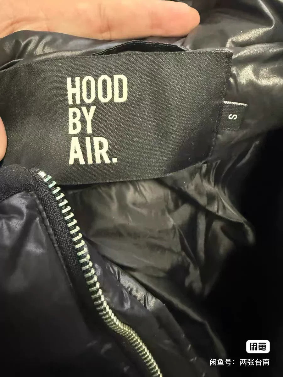 Hood By Air FW14 Multi-Zip Deconstructed Glossy Puffer Jacket