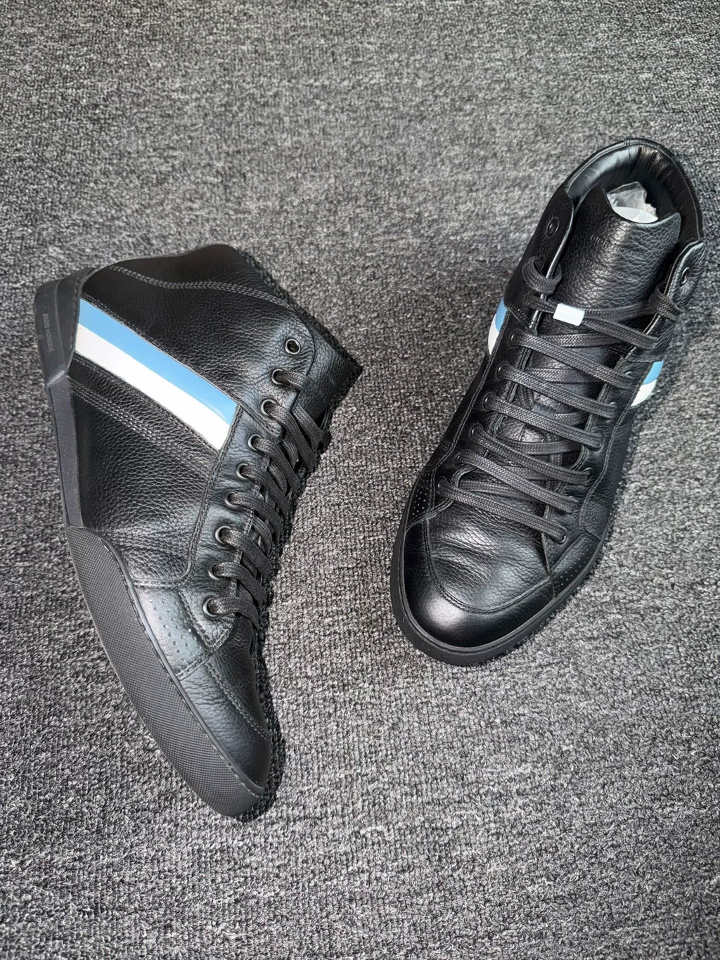 Dior Homme B01 Sneakers Black Leather High Top Trainers
