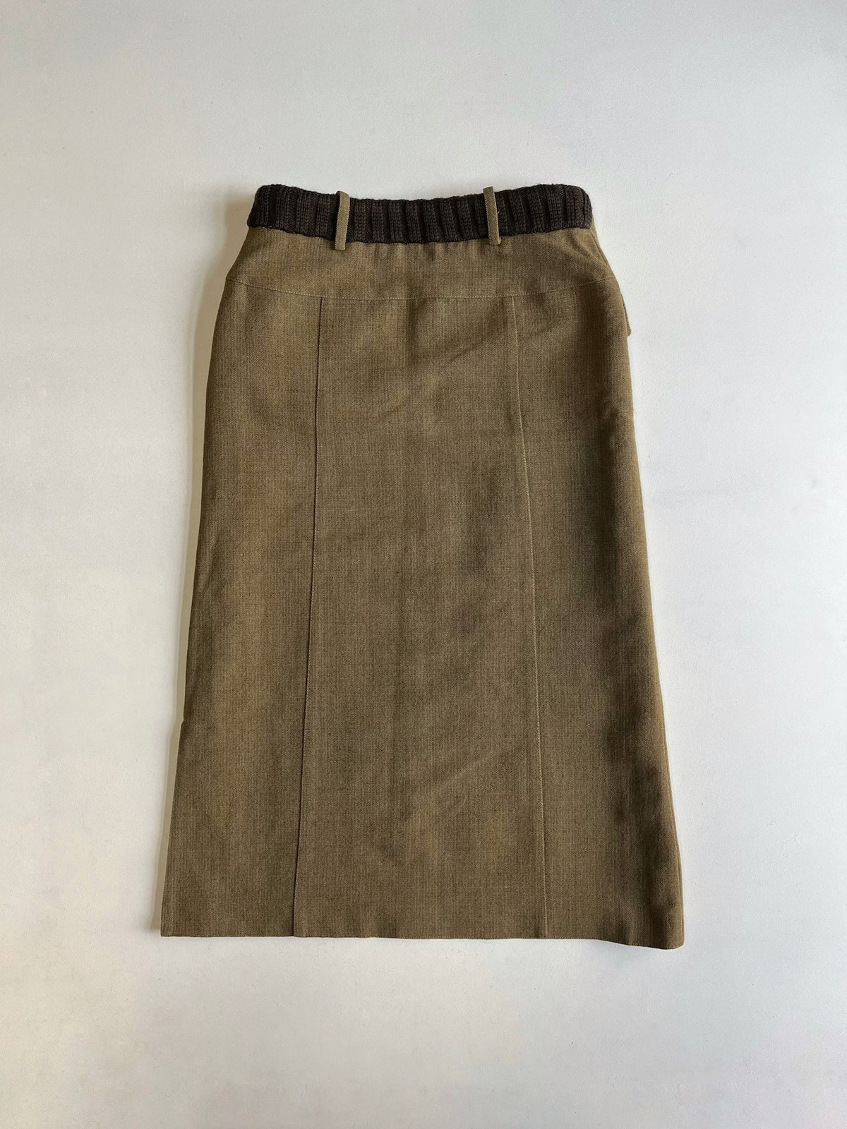 Miu Miu AW99 Wool Knit Skirt