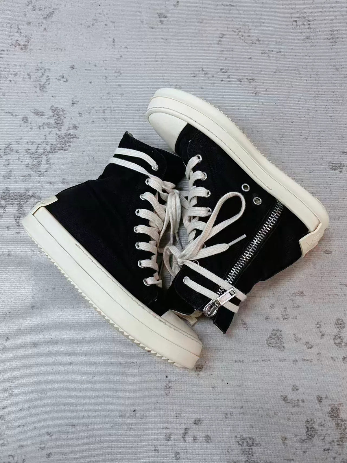 Rick Owens Drkshdw Heel Logo Sneakers