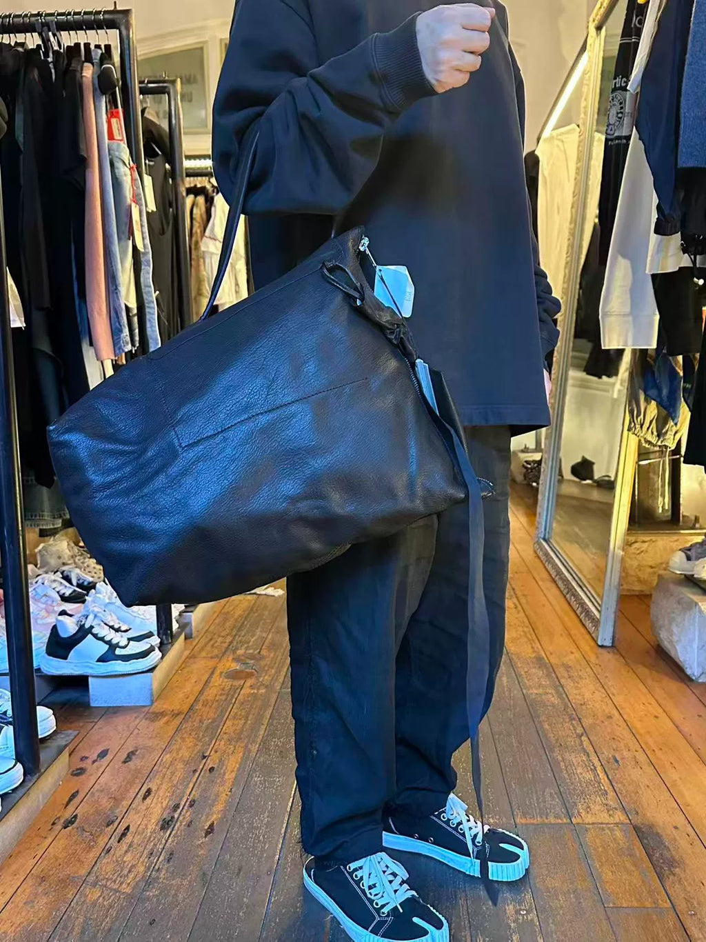 Rick Owens FW12 Black Mountain Bucket Bag