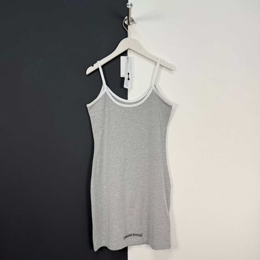 Chrome Hearts Gray Horseshoe Strap Dress