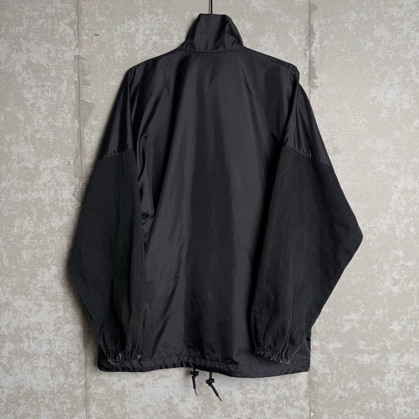 Balenciaga Black White Panel Logo Jacket