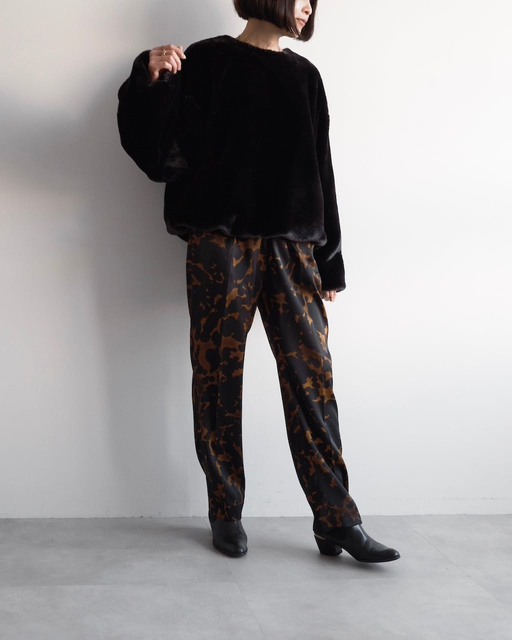 Dries Van Noten Faux Fur Coat
