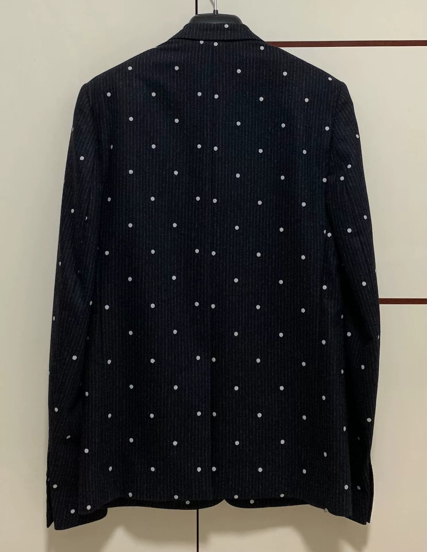Dior Homme 14FW Runway Polka Dot Wool Suit