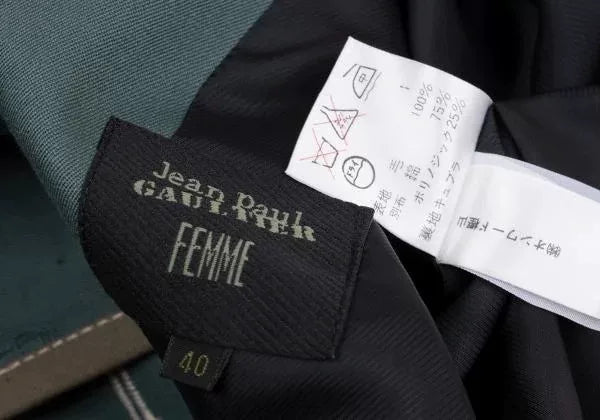 Jean Paul Gaultier Vintage Teal Blazer