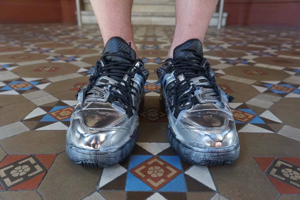 Maison Margiela FW19 Silver Fusion Sneakers