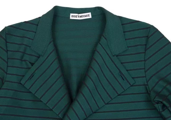 Issey Miyake Vintage Green Line Pleated Top