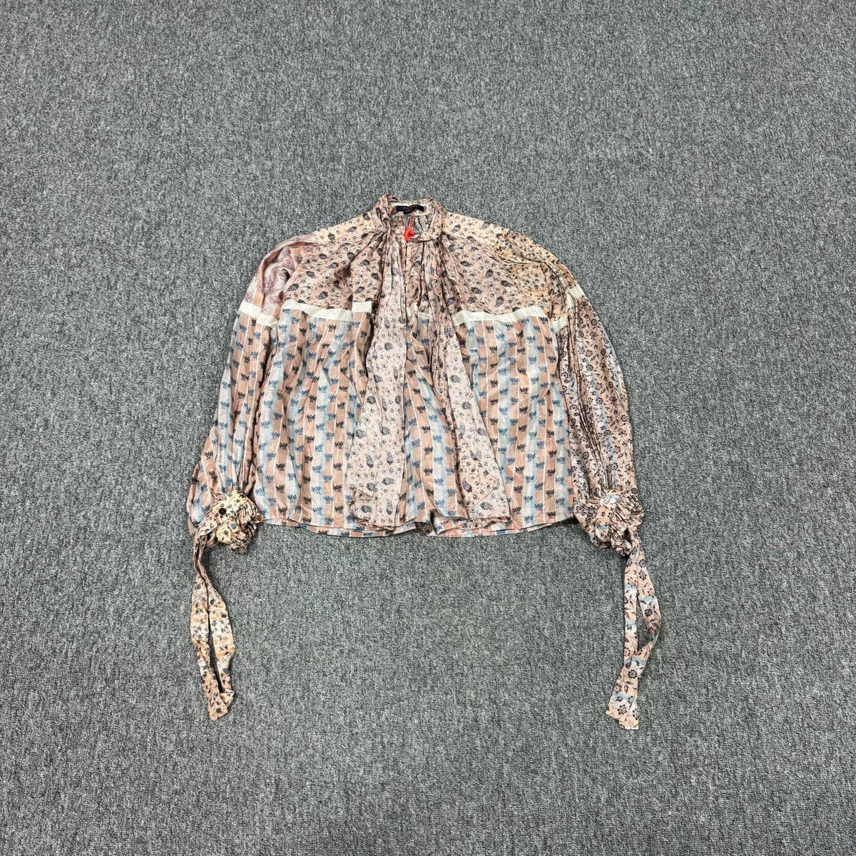Louis Vuitton LV small floral pattern silk shirt