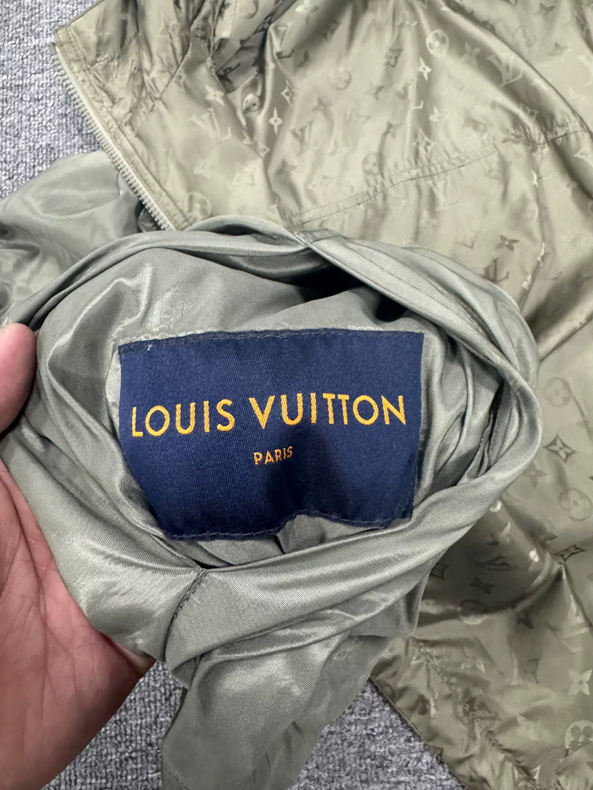 Louis Vuitton Reversible Nylon Hooded Windproof Jacket