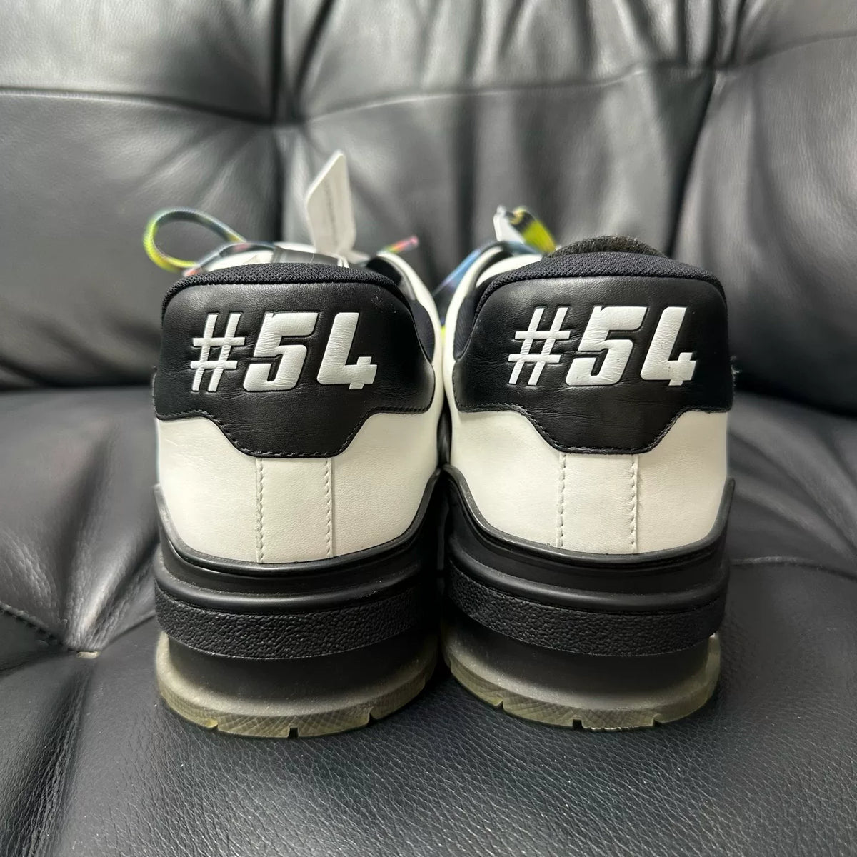 Louis Vuitton Leather Low-Top Trainer Sneakers