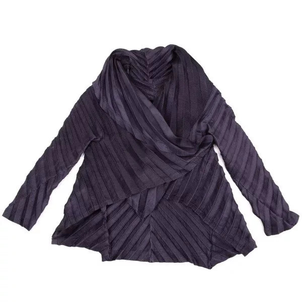 Issey Miyake Vintage Purple Pleated Top