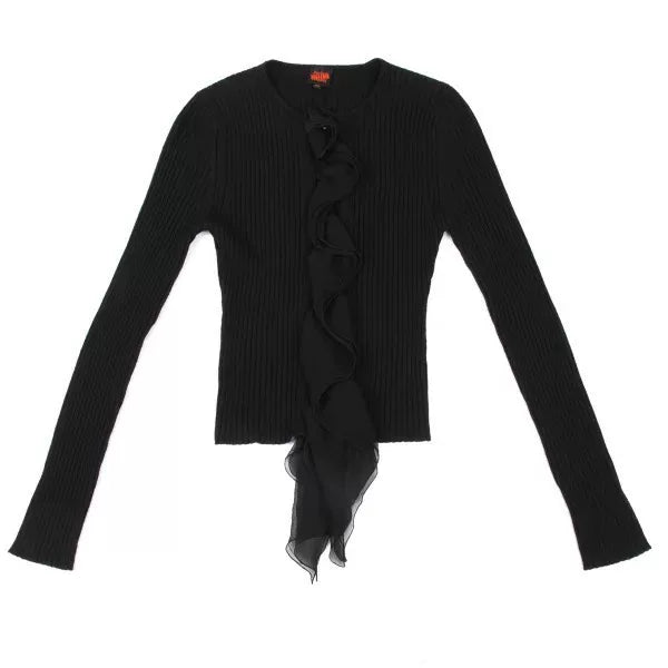 Jean Paul Gaultier Vintage Black Embellished Knit Top