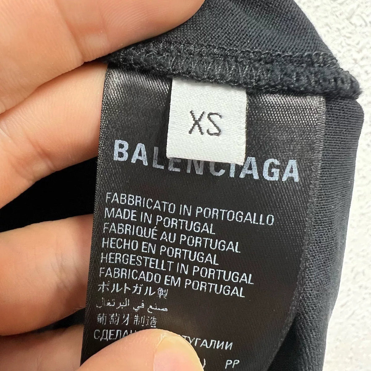 Balenciaga SS23 Letter Logo Geometric Print Short Sleeve Top