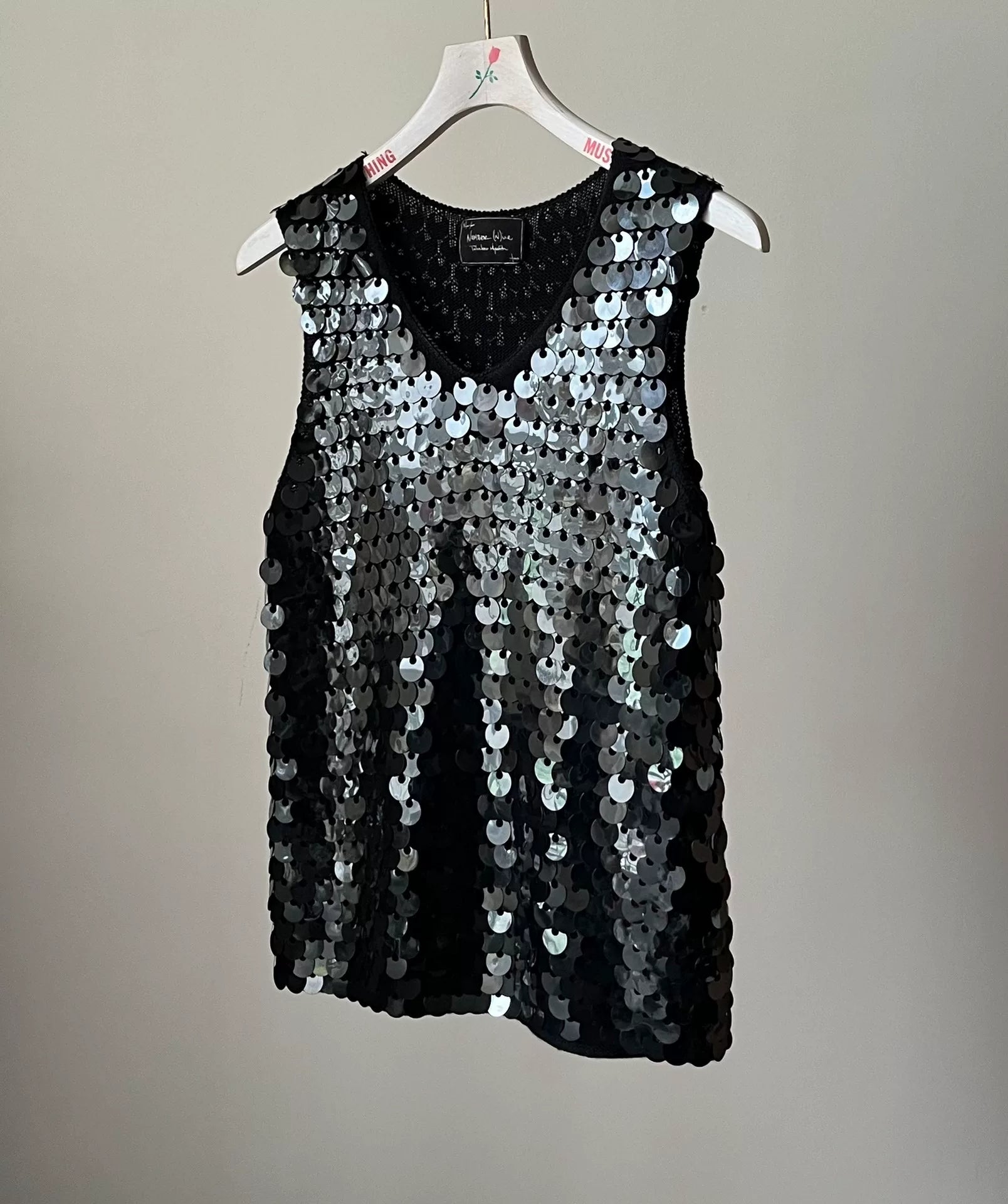 Number (n)ine 06SS Knit Black Vest