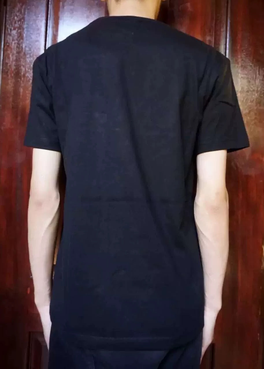 HBA Hood By Air FW15 Black Five-Pointed Star Print Cotton Tee