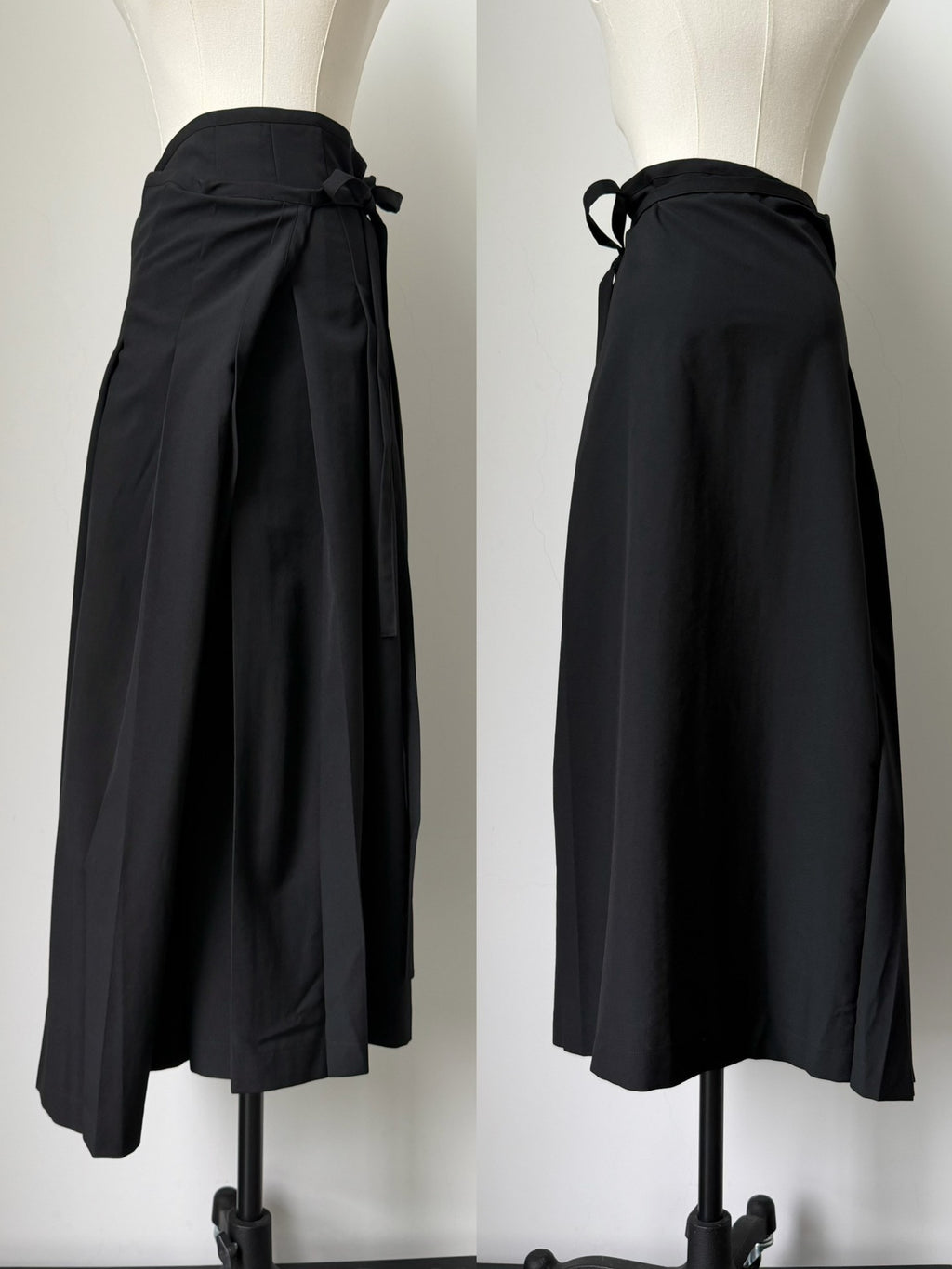Comme Des Garcons 3d Rose Cape Midi Two-Piece 1996 Skirt Wool Coat