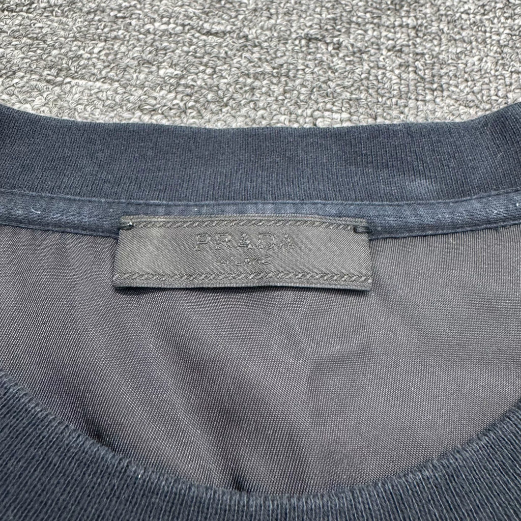 Prada Nylon Pocket Short-Sleeve Top