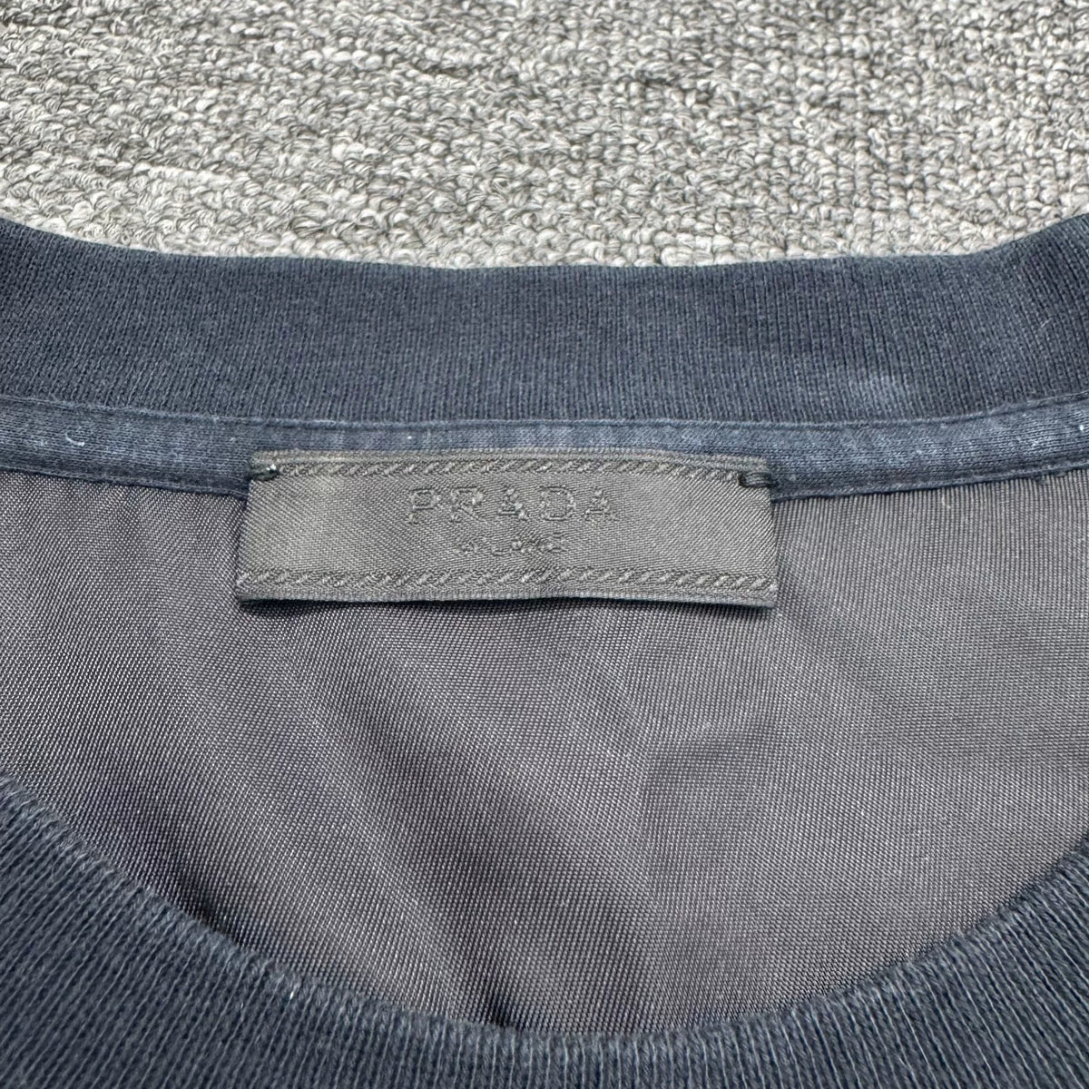 Prada Nylon Pocket Short-Sleeve Top